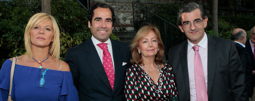 Raquel García, directora comercial de Mutual Médica; Antonio Sánchez Díaz, director general de Muface; Soledad Álvarez de Miranda, secretaria general de Isfas; y Juan Abarca, Juan Abarca, presidente de HM Hospitales.