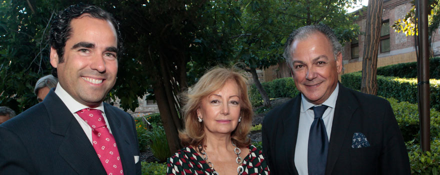 Antonio Sánchez Díaz, presidente de Muface, Soledad Álvarez de Miranda, secretaria general de Isfas,Angel Luis Rodriguez de la Cuerda, director general de Aeseg.