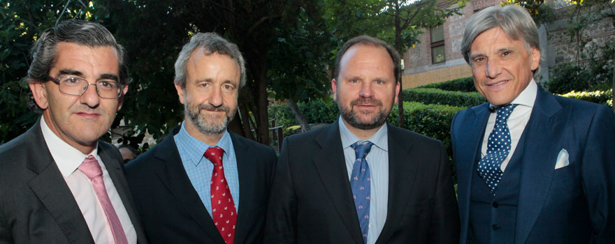 Juan Abarca Cidón, presidente de HM Hospitales, Luis Arriola, Associate Director de Europa Press, Íñigo La Petra, director de Comunicación del Consejo General de Enfemería, y José Luis Gómez, Director General de BD.