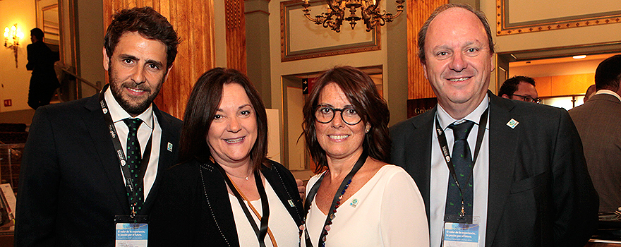 Ignacio Torres, business manager; Espiri Carrasco, directora de comunicación; Marta Rodríguez, directora de Marketing y Javier Godoy, director comercial, todos de Carburos Metálicos.