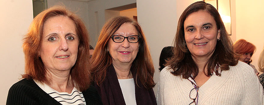 Ana Molinero, vicepresidenta de Sefac, y Esparanza Matallanas y Belén Pacios, ambas de MSD.