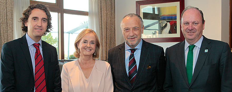 Pablo Crespo, Margarita Alfonsel, José María Pino y Javier Godoy.