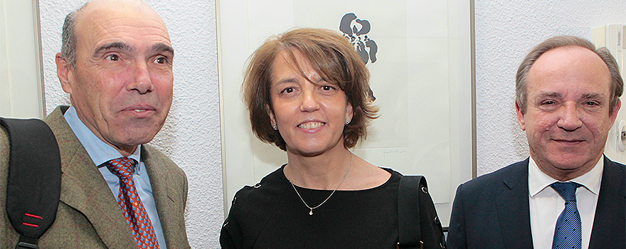 Antoni Esteve; Belén Navarro, secretaria general de Financiación Autonómica y Local; y Javier Castrodeza. 