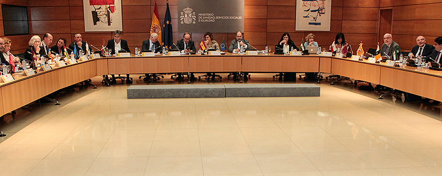 Mesa de la Conferencia Enfermera al completo