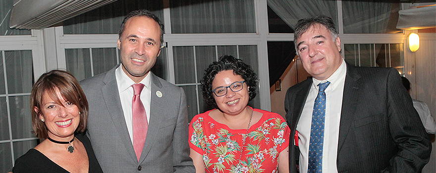 Marta Rodríguez, directora de Marketing de Carburos Médica; Ahmed Hababou, director general de Carburos Metálicos; Susana Garrido, responsable de Marketing de Carburos Médica y José María Muñoz, responsable comercial de Hospitales de Madrid.