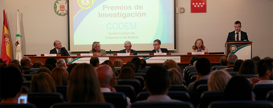 Aspecto de la sala durante un momento de la ceremonia de entrega de premios.