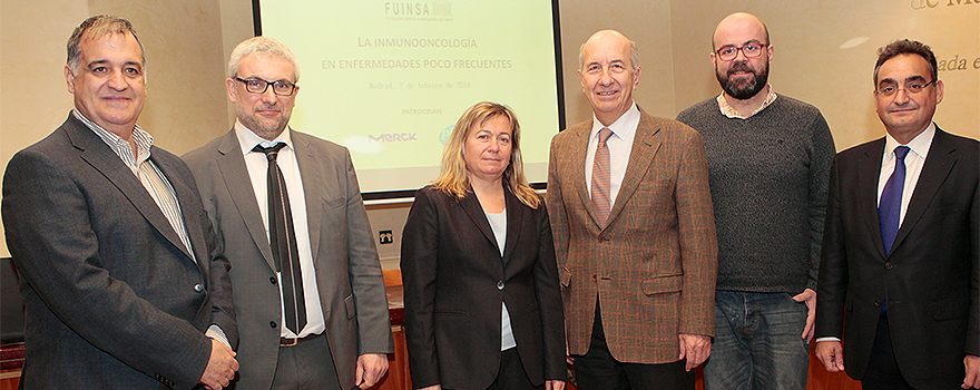 Alberto Morell, Jesús García-Donás, Mercedes Martínez Vallejo, Alfredo Carrato, Alfonso Aguarón y José Luis Trillo.