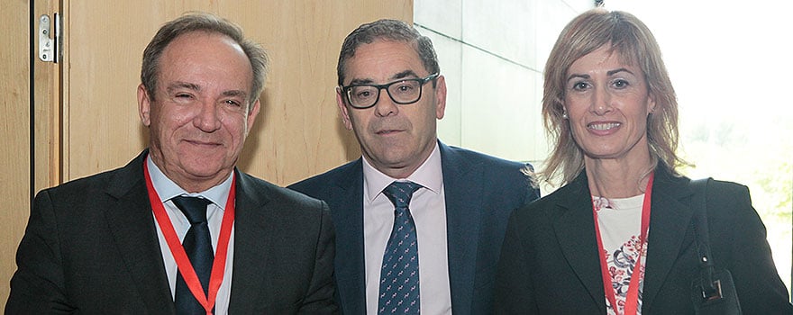 Javier Castrodeza, José Miguel Acitores y Beatriz Massa. 