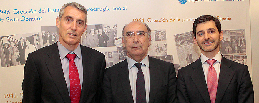 Juan Antonio Álvaro de la Parra, Alberto Pardo Hernández y Héctor Ciria.