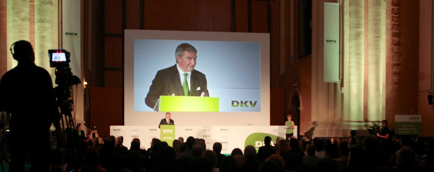 Aspecto de la sala durante la entrega de los IV Premios DKV Medicina y Solidaridad.