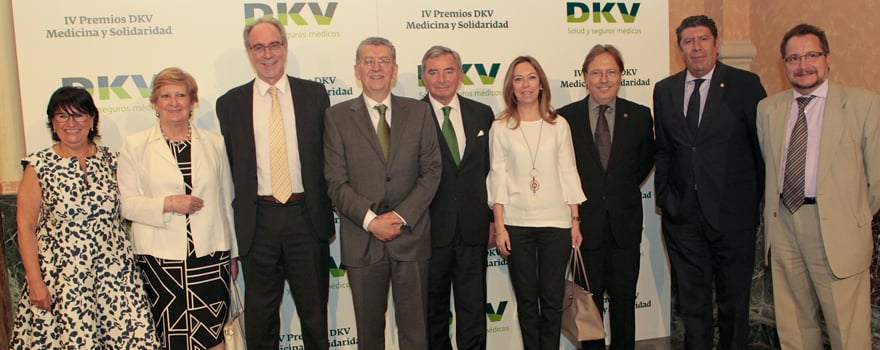 El jurado de los IV Premios DKV Medicina y Solidaridad.