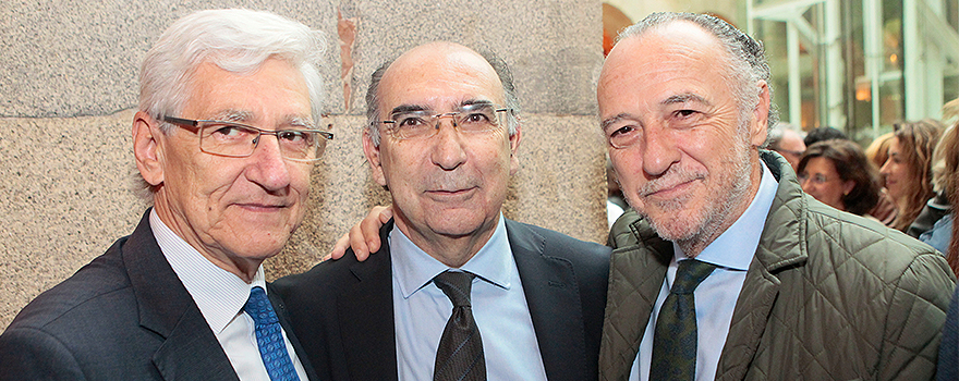 José Ramón Luis-Yagüe, director del departamento de Relaciones con las Comunidades Autónomas de Farmaindustria;  Alberto Pardo, subdirector general de Calidad Asistencial de la Consejería de Sanidad de la Comunidad de Madrid.