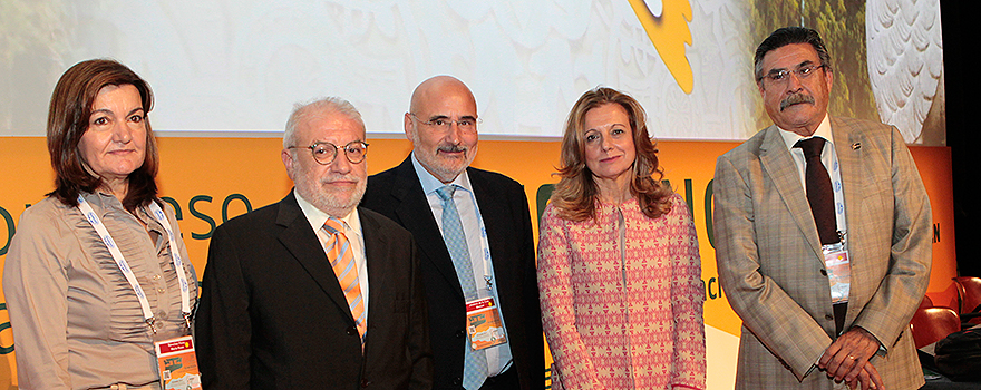 Rosa Sánchez, Juan Sergio Fernández, Manuel Jiménez, Marina Álvarez y José Luis Llisterri.