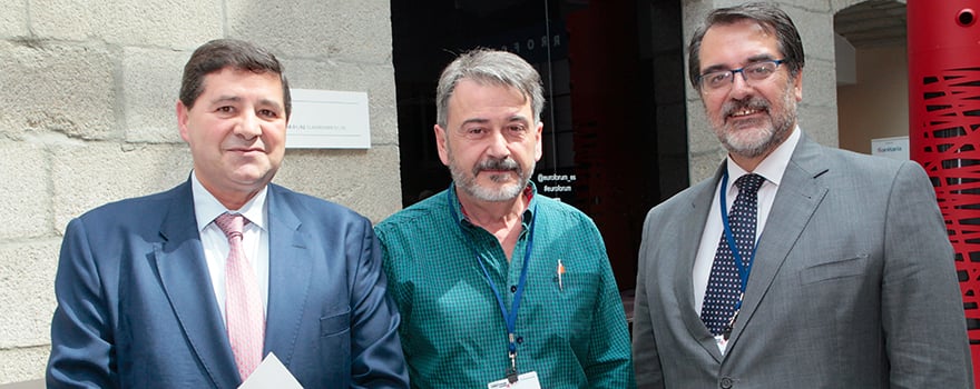 Joaquín Estévez, Modoaldo Garrido y Fernando Jou.