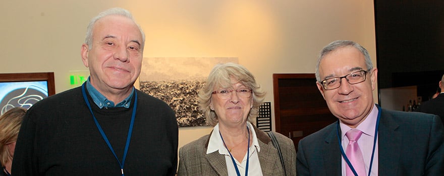  Javier Guerra, director médico de la Fundación Jiménez Díaz; Rosa Bermejo, gerente del Hospital Infanta Sofía; y José Soto.