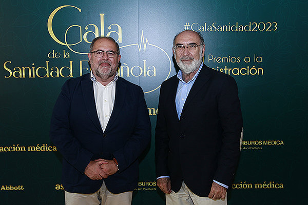 Carlos Moreno, subdirector general de Planificación Sociosanitaria del Servicio Madrileño de Salud; y Alberto Pardo, subdirector de Calidad Asistencial del Servicio Madrileño de Salud.
