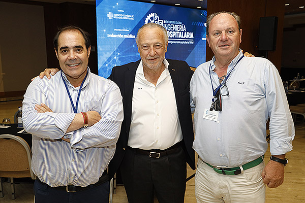 Javier Guijarro, José María Pino y Javier Godoy.
