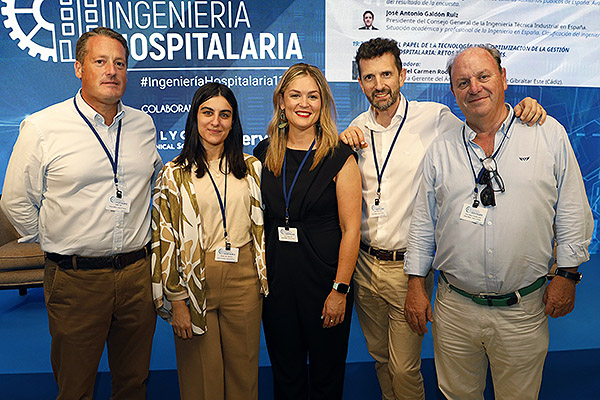 Pepe Cañete, Esperanza Montero, Rut García, Carlos Castaño y Javier Godoy.