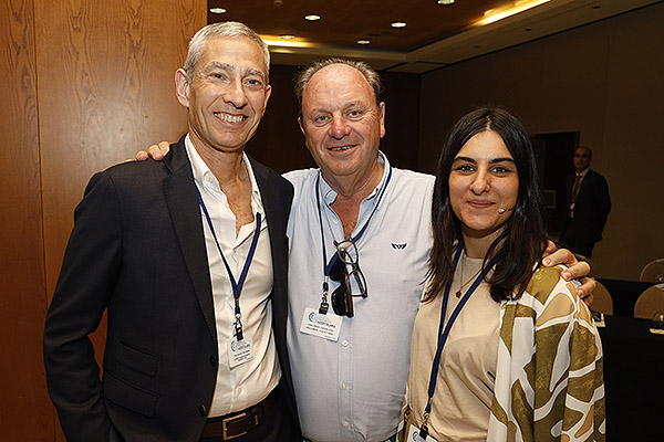 Pedro Manuel López, Javier Godoy y Esperanza Montero.