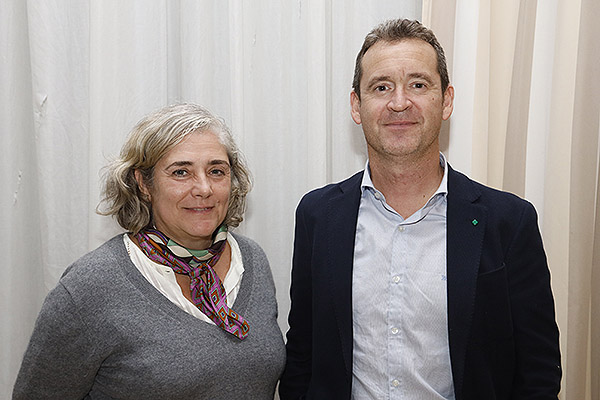 Nuria de Diego, directora del Área de Ventas de Abex Excelencia Robótica y Luis Morales, director del Área de Ventas de Abex Excelencia Robótica.