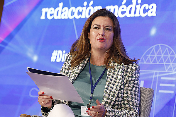 María Hoyos Vázquez, presidenta de la Agrupación Territorial de Sedisa en Castilla-La Mancha. Directora de Gestión y Servicios Generales de Atención Integrada de Albacete.