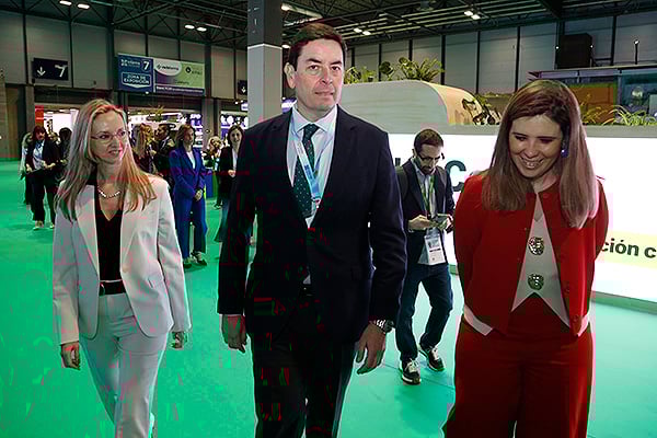 Laura Gutiérrez, Manuel Martínez del Pera y Pilar Jimeno.