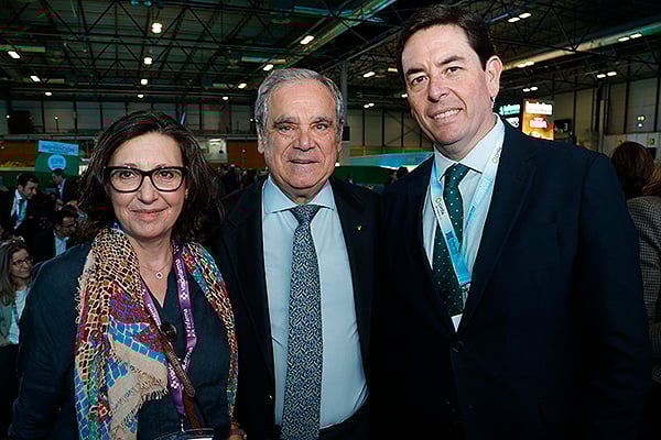 María José Calvo, Jesús Aguilar y Manuel Martínez del Peral.