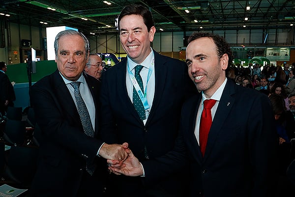 Jesús Aguilar, Manuel Martínez del Peral y Jordi Casas.