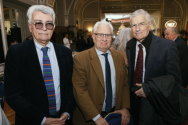 Arcadi Gual, director de Seaformec; Jordi Pales, secretario técnico de Seaformec; José Manuel Freire, Escuela Nacional de Sanidad.