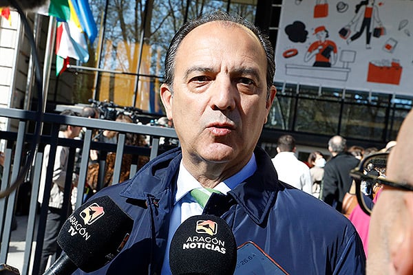 José Luis Bancalero, consejero de Sanidad de Aragón.