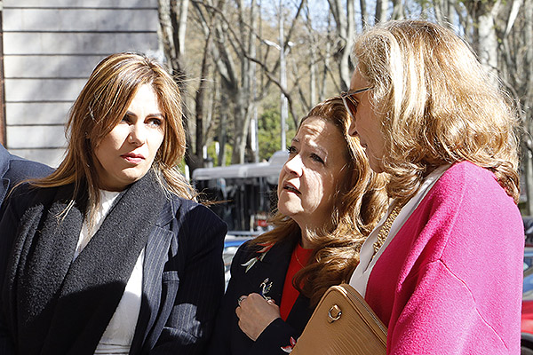 Nabila Benzina Pavón, Fátima Matute y María Martín.