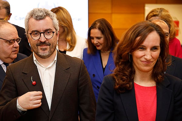 Javier Padilla, secretario de Estado de Sanidad, y Mónica García.