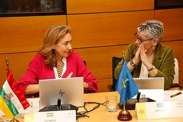 María Martín y Concepción Saavedra.