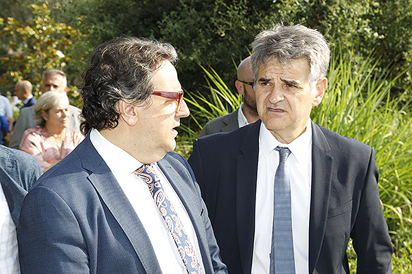 José María Vergeles y Ceciliano Franco, director gerente del Servicio Extremeño de Salud (SES). 