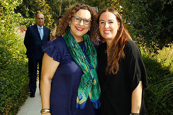 Manoli Domínguez, directora de Comunicación de Fenin e Isabel de Villota, directora de Comunicación de Siemens Healthineers.