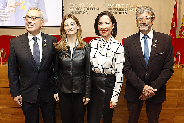 José María Rodríguez Vicente, Elena Carrascosa, Raquel Martínez y Joan Carrera.