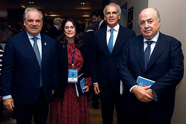 Jesús Aguilar; Ofelia De Lorenzo; Enrique Ruiz Escudero, senador y exconsejero de Sanidad Comunidad de Madrid, y Ricardo De Lorenzo.