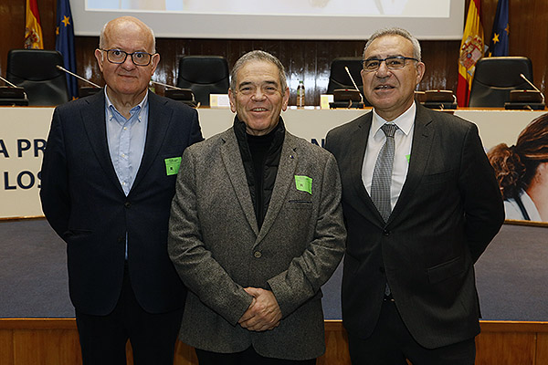 José Ramón Huerta, José Santos y José María Rodríguez.