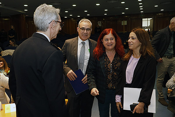 Manuel Yanguas, José María Rodríguez Vicente, Celia Gómez y Silvia Calzón.