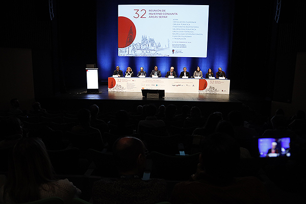 Aspecto de la sala durante la inauguración de la 32 reunión de invierno conjunta de áreas Separ.