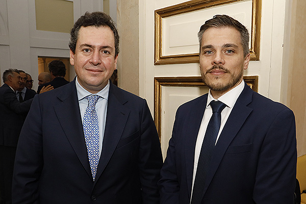 Ricardo De Lorenzo y Aparici y Javier Jorcano, responsable del Departamento Informático del Consejo General de Dentistas de España.