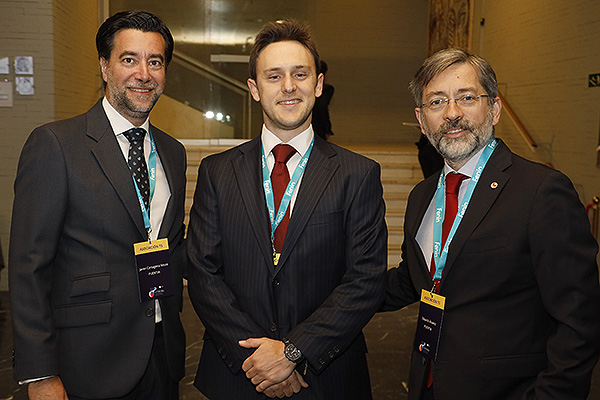 Javier Cartagena, director de Operaciones y Finanzas de Puentia; Rafael Hernández, consultor Senior de Puentia; y  Eduardo Álvarez, CEO de Puentia.