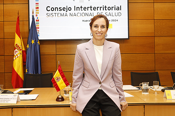 Mónica García en el Consejo Interterritorial del Sistema Nacional de Salud.