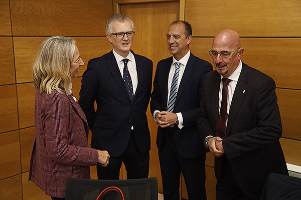Rocío Hernández, Juan José Pedreño, José Luis Bancalero y César Pascual.