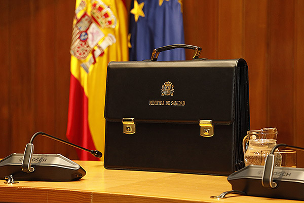 Cartera ministerial de Sanidad.