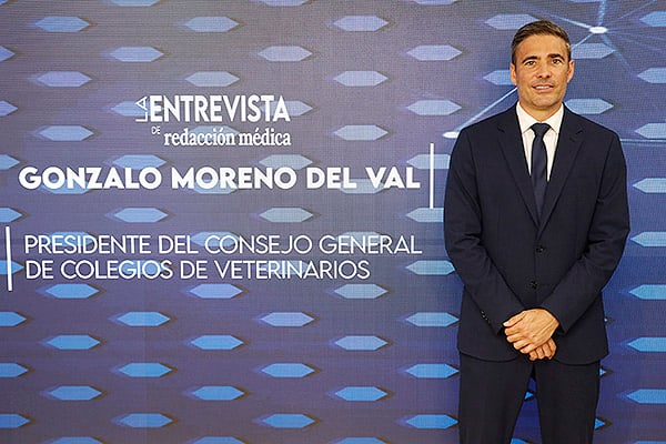 Gonzalo Moreno del Val, presidente de la Organización Veterinaria Colegial