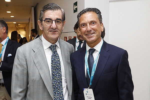 Juan Abarca Cidón, presidente de HM Hospitales; junto a Jorge Huertas.