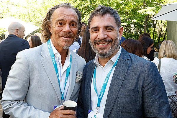 Esteban Bravo, Socio Director Cícero Comunicación; y Luis Suárez, director de Comunicación de Johnson & Johnson.