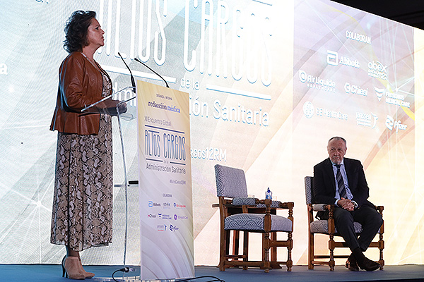 Catalina García ha sido la encargada de inaugurar el XII Encuentro Global de Altos Cargos de la Administración Sanitaria,