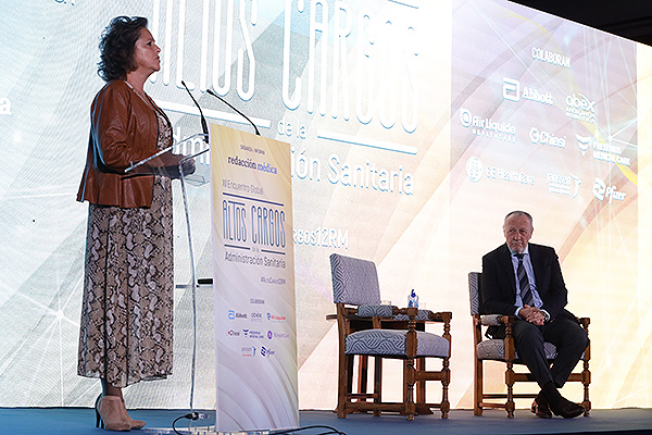 Catalina García ha sido la encargada de inaugurar el XII Encuentro Global de Altos Cargos de la Administración Sanitaria,